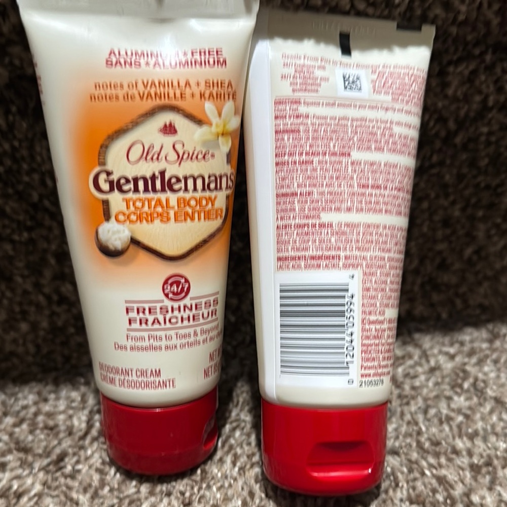 Old Spice Gentleman's Total Body Deodorant Cream